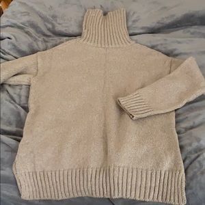 Turtleneck knit sweater